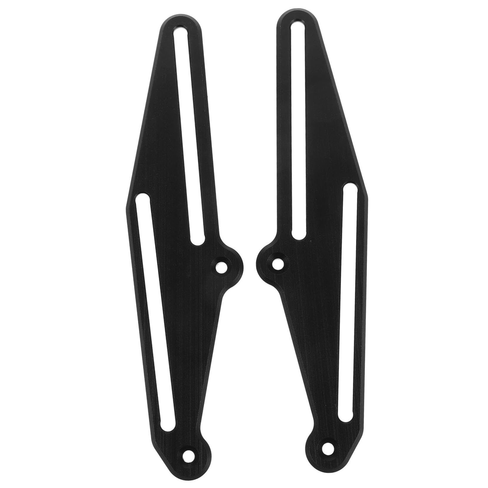 Zerodeko 1 Paar Windschutzscheibenregler Motorrad Fahren Aluminiumlegierung Black Zerodeko 1 Paar Windschutzscheibenregler Motorrad Fahren Aluminiumlegierung Black von Zerodeko