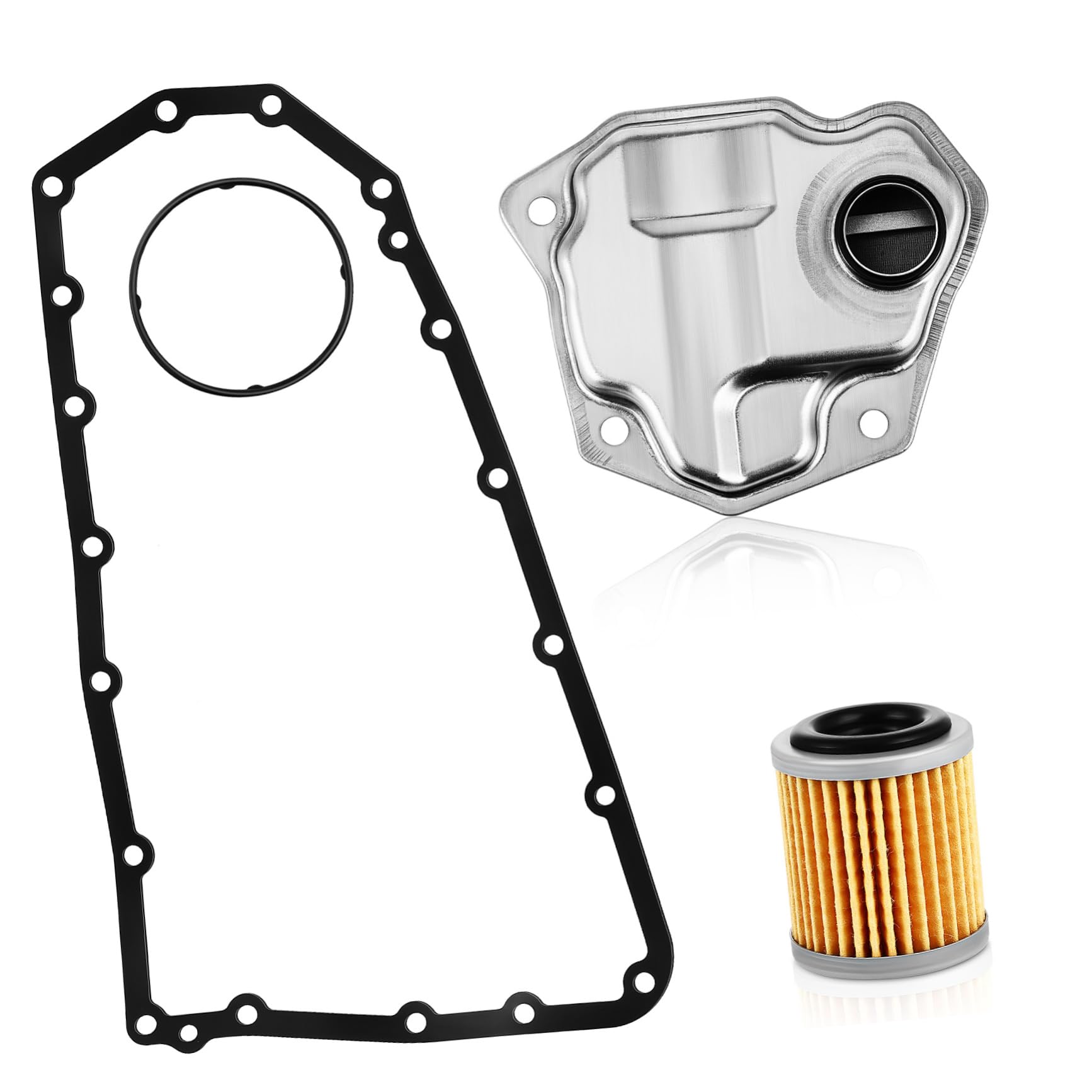 Zerodeko 1 Satz Autozubehör Universal- Filter Motorrad Bausatz Sieb Dichtung Autoteile Aluminiumlegierung Silver Zerodeko 1 Satz Autozubehör Universal- Filter Motorrad Bausatz Sieb Dichtung Autoteile Aluminiumlegierung Silver von Zerodeko