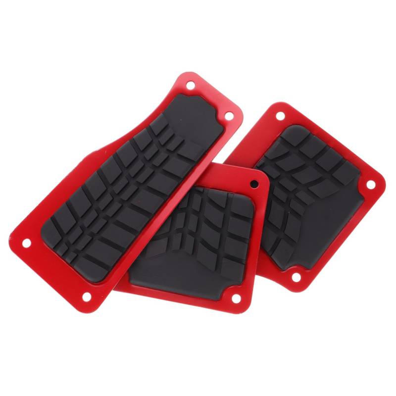Zerodeko 1 Satz Motorrad Bremspedalverstärker Teppich Auto Füße Pad Fußpedalmatte Auto Bodenmatte Pedale Fußabsatzpedale Auto Fußstützen Auto Boden Fußstütze Auto Innen Fußpolster von Zerodeko