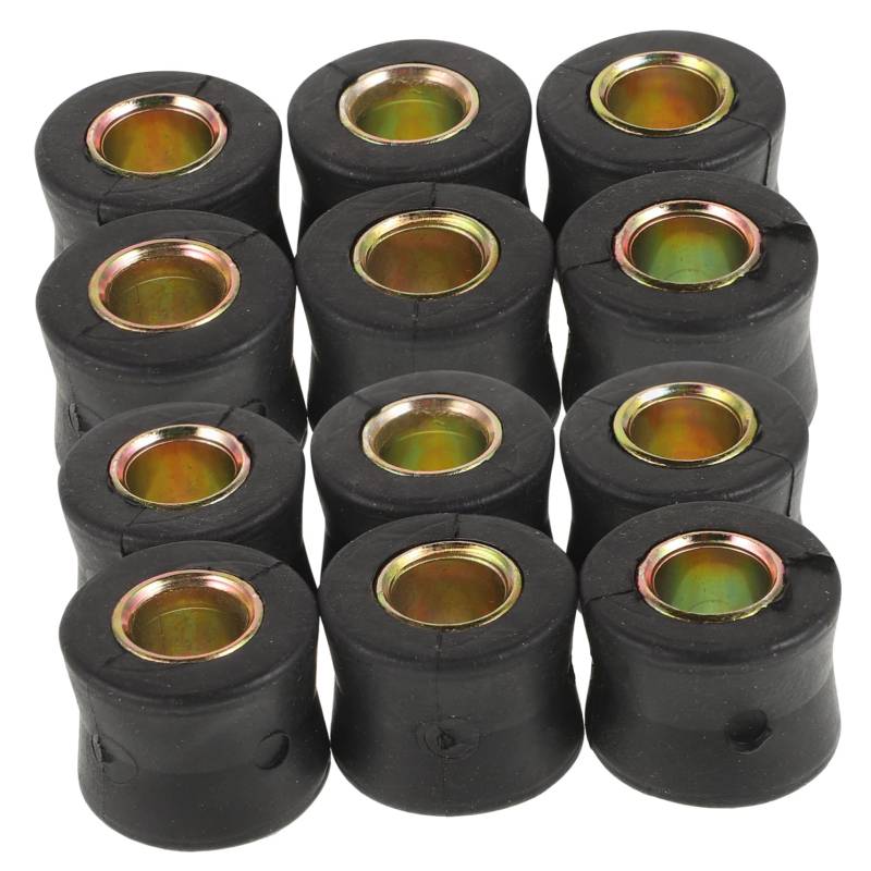 Zerodeko 10 Stück Motorrad Stoßdämpfung Gummiring Dämpfungspuffer Zubehör Vibration Motorrad Stoßdämpfer Gummis Federkissen Stoßdämpfungspolster Hintere Montage Schlamm Metall Schwarz von Zerodeko