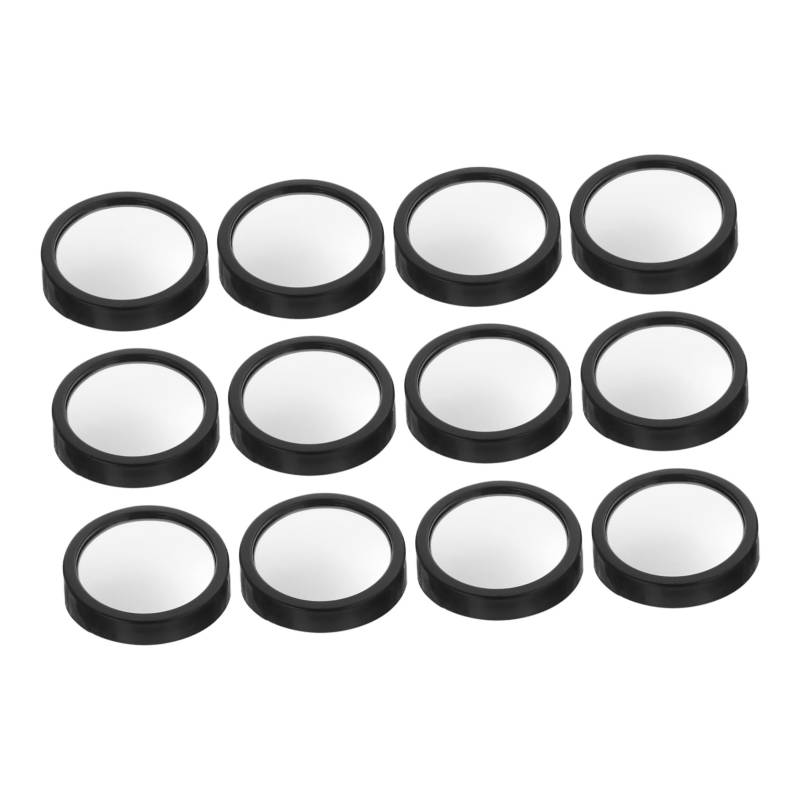 Zerodeko 12 Stück Rückspiegel Spot-spiegel Toter- -spiegel Seitenspiegel Toter Blinder Spiegel Blinder Seitenspiegel Verstellbarer Toter Winkelspiegel Autozubehör Glas Schwarz von Zerodeko