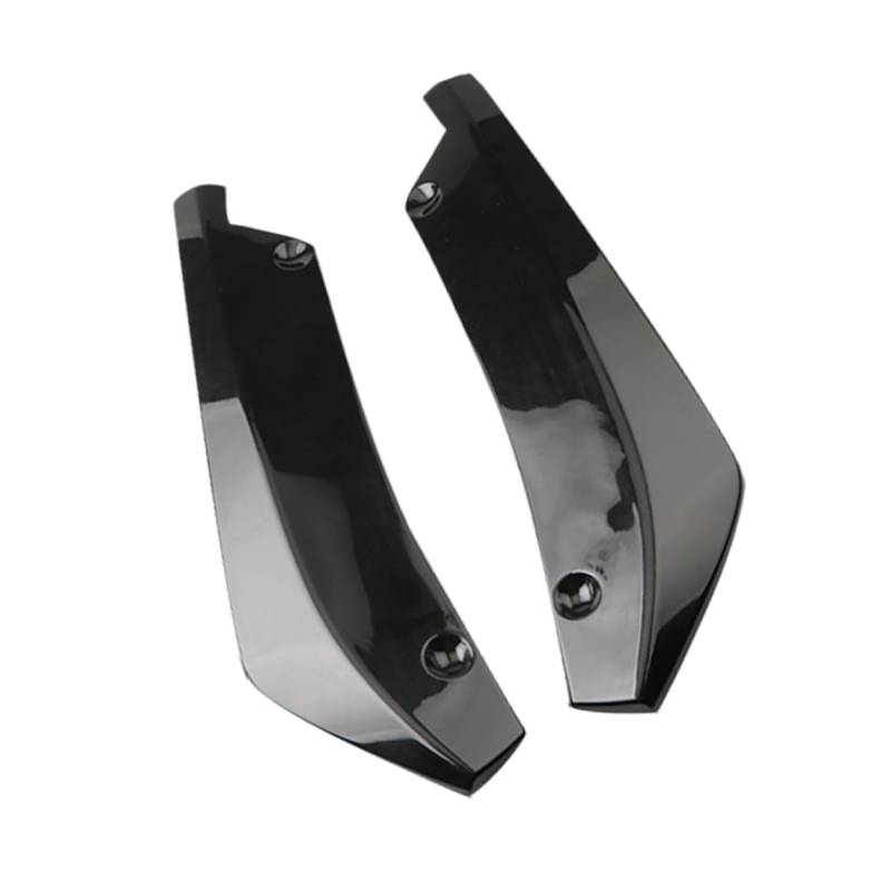 Zerodeko 1Paar Auto Heckspoiler aus Carbon Nachträgliche Modifikation Schwarzer Luftmesser Spoiler Einfache Installation Verbesserte Fahrzeugleistung Langlebig von Zerodeko