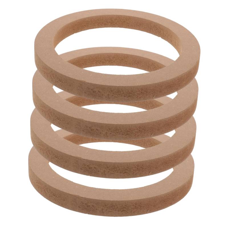 Zerodeko 2 Paare Lautsprecherpad Auto Spacer Ersatz Adapter Für Lautsprecherständer Hupenringe Für Lautsprecher Fahrzeughorn Distanzring Für Den Lautsprecheradapter Mdf von Zerodeko
