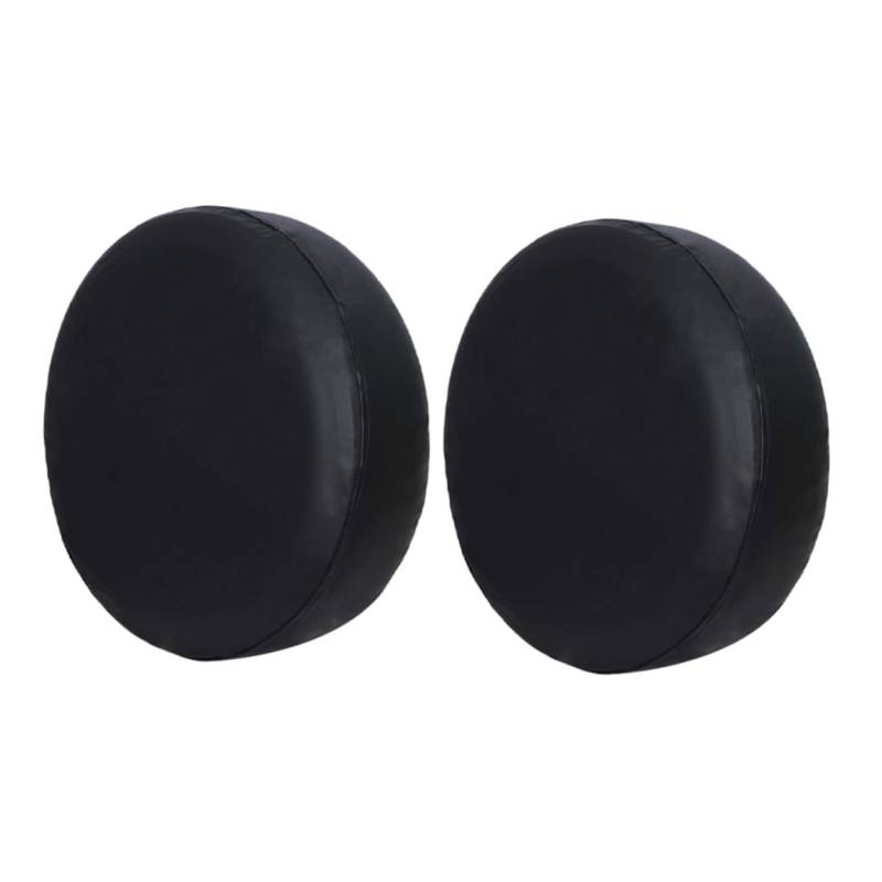 Zerodeko 2 Stück 15 Reserveradabdeckungen Wetterfeste Abdeckungen Weiches Polyester Vinyl Gepolsterte Radabdeckung Für Reserveradschutz Anhänger Reserveradabdeckung Reserveradabdeckung Für von Zerodeko