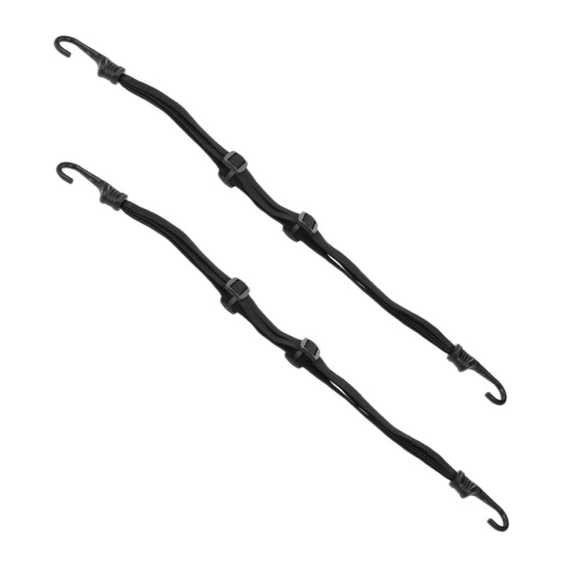 Zerodeko 2 Stück Gurt Elastische Kordel Motorradhelmschloss Motorradhelmhalter Motorradgepäckträgergurte Autogepäckseil Elastischer Bindegurt Motorradseil Gummi Schwarz von Zerodeko