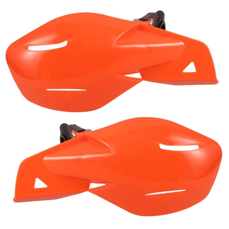 Zerodeko 2 Stück Motorrad Handschützer Motorrad Lenkerschutz Wärmer Halterung Lenker Reitzubehör Deflektor Für Schutz Blau Winddicht Schmutzzubehör Orange Kunststoff von Zerodeko