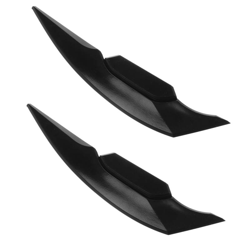 Zerodeko 2 Stück Motorrad Spoiler Windverlängerung Universal Motorradflügel Aerodynamisches Seitenzubehör Für Erwachsene Motorrad Spoiler Motorrad Modifikationszubehör Schwarzer von Zerodeko