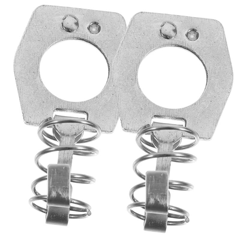 Zerodeko 2 Stück Türschloss des Warmwasserbereiters Schlösser Verriegeln Tank Thermal- Sperre Federbeladter Latch Rostfreier Stahl Silver von Zerodeko