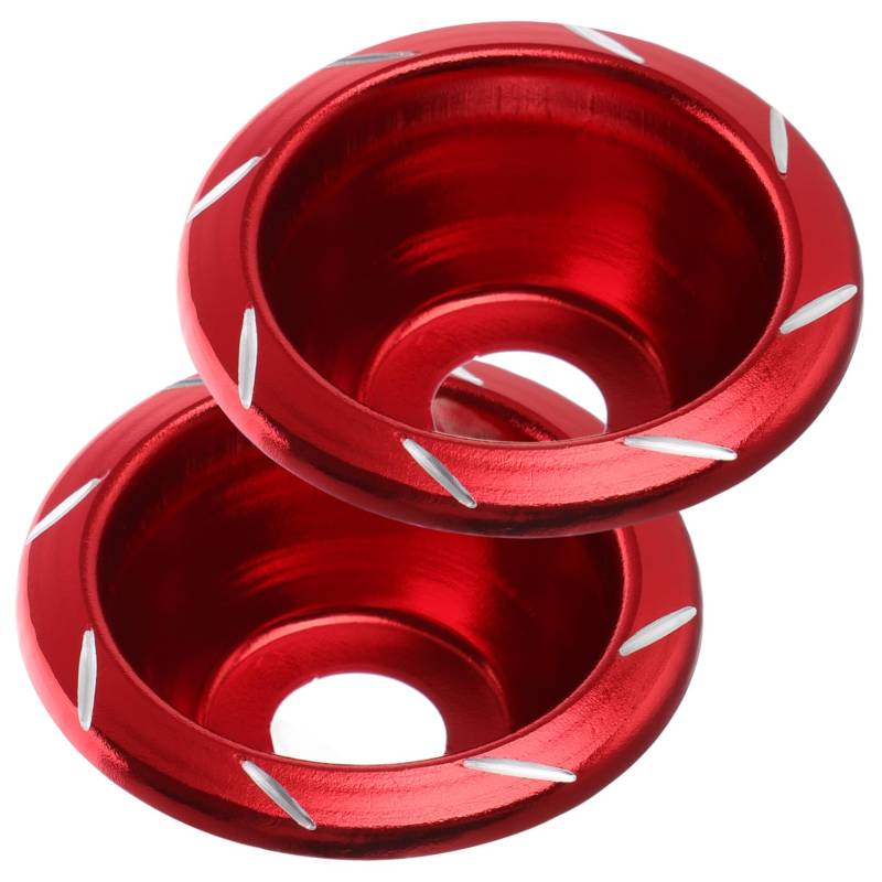 Zerodeko 2 Stücke Vorderrad Anti Fall Cup Leichte Rahmen Slider Stahl Motorrad Crash Mount Mit Protector Rot Aluminium Legierung von Zerodeko