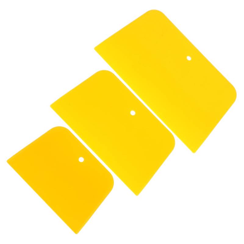 Zerodeko 3 Stück Karosseriespachtelverteiler für Autos Werkzeug Reparatur installieren Körper Karosseriefüller für Autos Spreizer für Spachtelmasse Autostreuer PON Yellow von Zerodeko