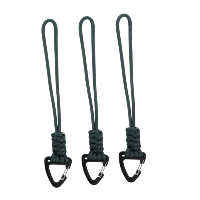 Zerodeko 3 Stück Schlüsselanhänger Anti Verlust Seil Lanyard Für Outdoor Aktivitäten Karabiner Schlüsselanhänger Schlüsselband Lanyards Schlüsselband Handgelenk Lanyard von Zerodeko