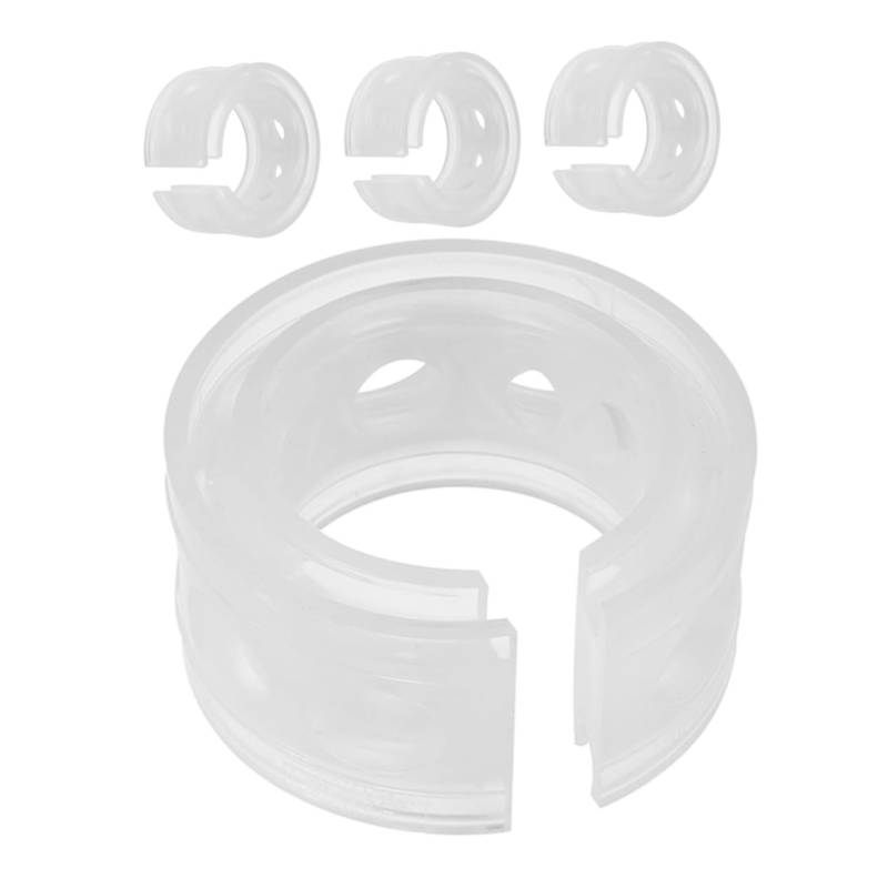 Zerodeko 4 Stück Federklebedämpfer Autopufferfeder Autostoßstangenkissen Ersatzvibrationsautostoßdämpferbuchsen Autopuffer Hochwertiger Gummi Transparent von Zerodeko