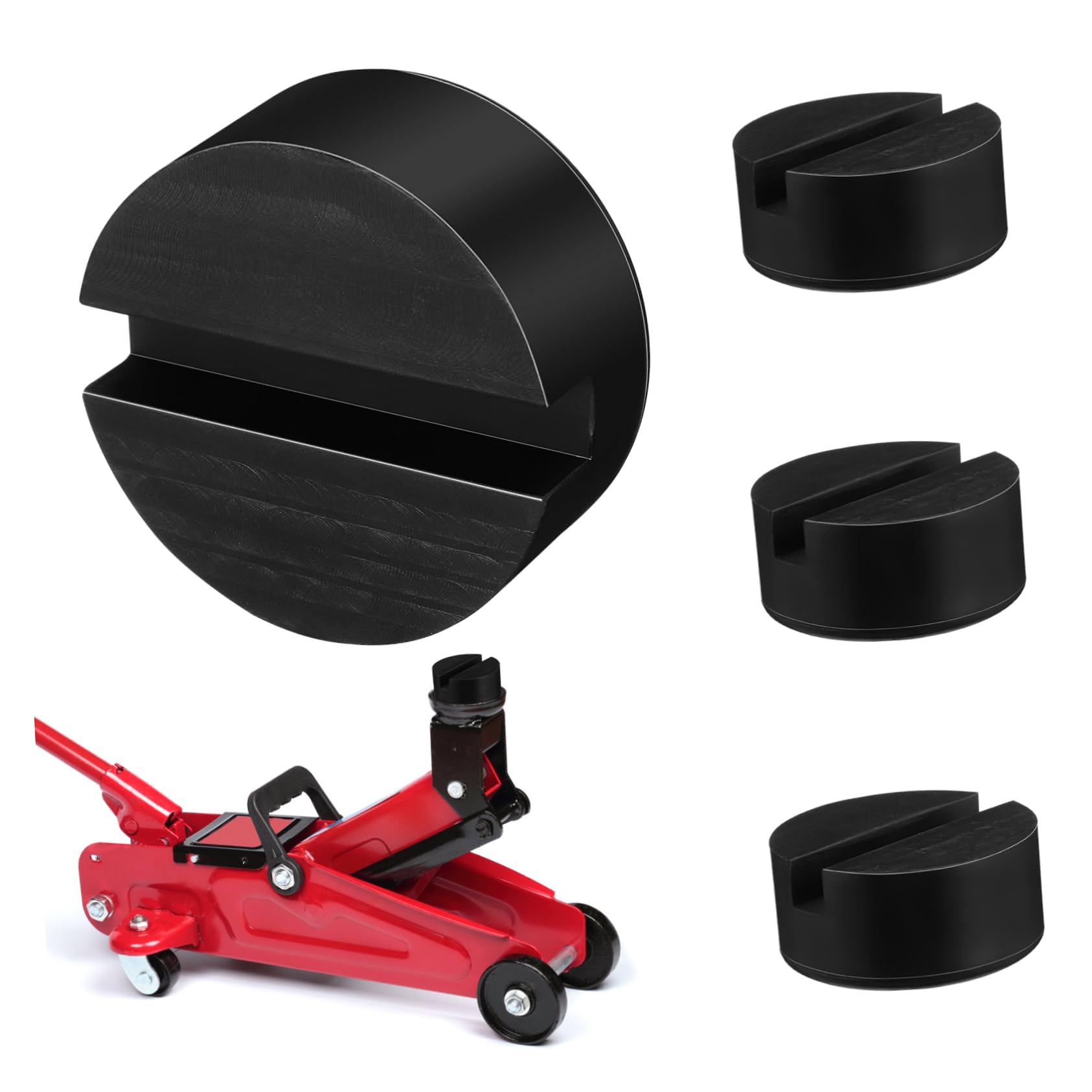 Zerodeko 4 Stück Gummiblock Jack-Pad Tischungen Auto Heben Stützgummis Fahrzeug wagenheber Bodenheberauflagen Gummi-Hebeblöcke Jack Gummi Anti-Skid-Pad Jack Floor Pad Jack-Gummipads Schwarz Zerodeko 4 Stück Gummiblock Jack-Pad Tischungen Auto Heben Stützgummis Fahrzeug wagenheber Bodenheberauflagen Gummi-Hebeblöcke Jack Gummi Anti-Skid-Pad Jack Floor Pad Jack-Gummipads Schwarz von Zerodeko