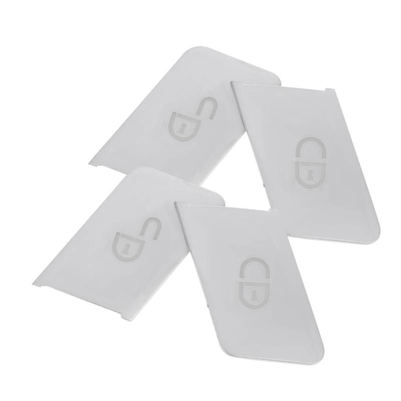 Zerodeko 4 Stück Kunststoff Schalterknopf Verkleidungsabdeckung Sitzknopf Verkleidung Innenausstattung Auto Dekoration Memory Knopf Verkleidung Kunststoff Knopf Verkleidung von Zerodeko