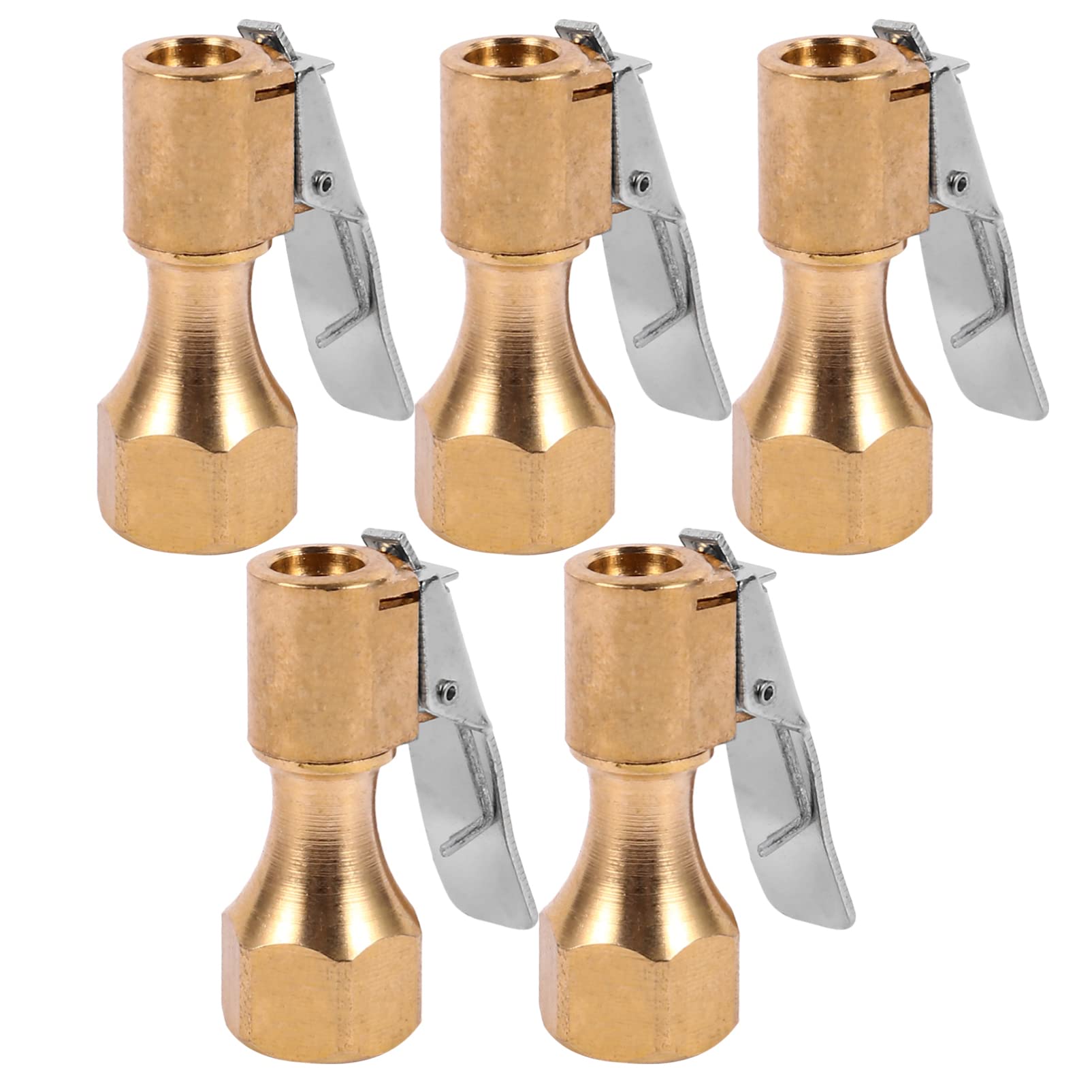 Zerodeko 5 Pcs Aufblasbare Chuck Kompressor Lock Air Chuck Reifen Air Chuck Pneumatische Chuck Air Chuck Mit Clip Kupfer Goldene Zerodeko 5 Pcs Aufblasbare Chuck Kompressor Lock Air Chuck Reifen Air Chuck Pneumatische Chuck Air Chuck Mit Clip Kupfer Goldene von Zerodeko