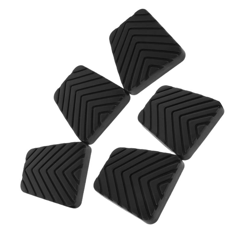 Zerodeko 5 Stück Auto -pedalbrettabdeckung Autobeschleuniger -bremspedalabdeckung Pedal -accesshry Autobeschleuniger -pedalabdeckung Beschleunigerpedalabdeckungen Kompatibel Gummi Black von Zerodeko