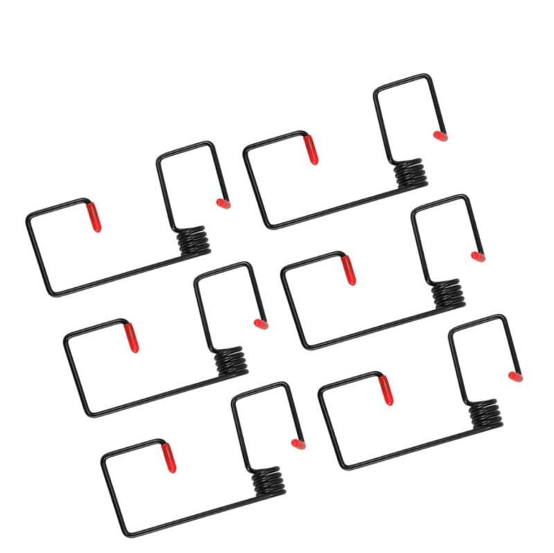 Zerodeko 6 Stück Wischerfedern Scheibenwischer Scheibenwischerblätter Heckwischer Scheibenwischerarm Druckfeder Booster Wischerarm Assist Feder Wischerblatt Nachfüllmetall von Zerodeko