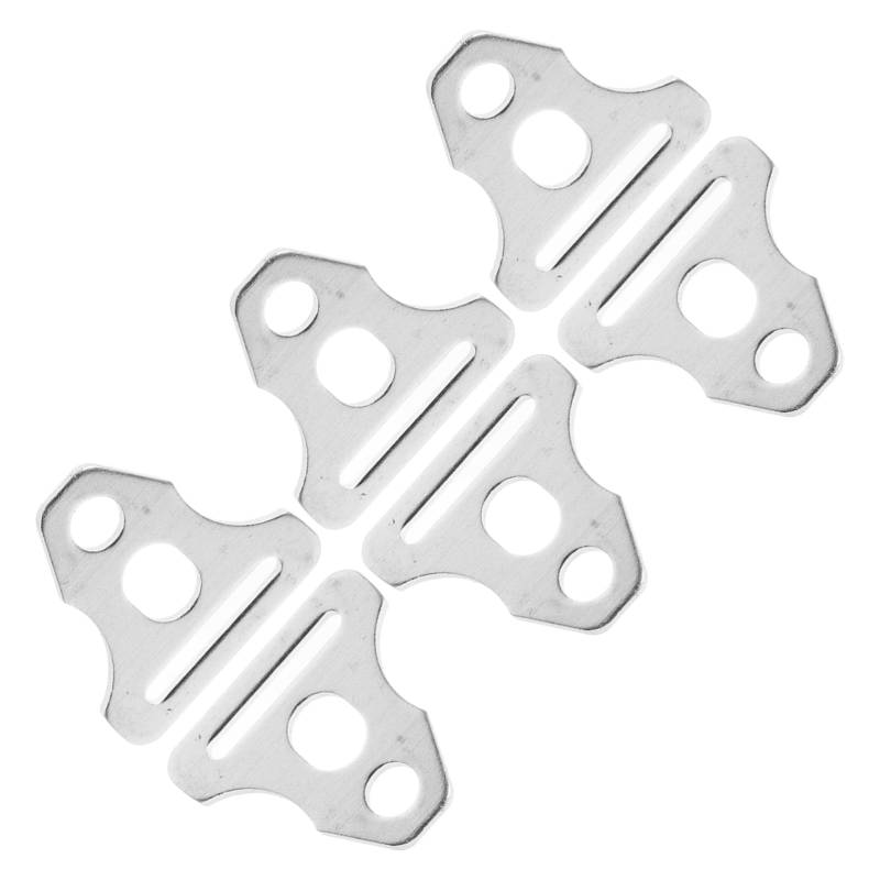 Zerodeko 6 Teiliges Zelt Oberlicht Zubehör Zeltschnurschnalle Leichte Seilverschlüsse Zeltseilspanner Windseilschnalle Seilspanner Zeltseilschnalle Camping Seilfixierer Silbernes von Zerodeko