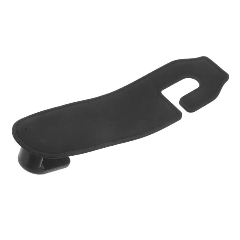 Zerodeko Autohaken Haken für Autositze Universal- Rückenlehnen-Organizer Passagier Aufhänger für die Kopfstütze des Autositzes Kopfstützenhaken für Fahrzeugsitze Pu Black von Zerodeko