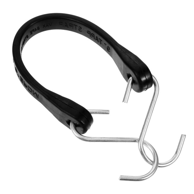 Zerodeko Bungee Seil Haken Auto Süchtig Binden Elastisch Gepäck Ratschenriemen Überdachung Ratschengürtel Kabel Festsetzung Heben Plane Befestigung Zwischen Strassband Gummi Schwarz von Zerodeko