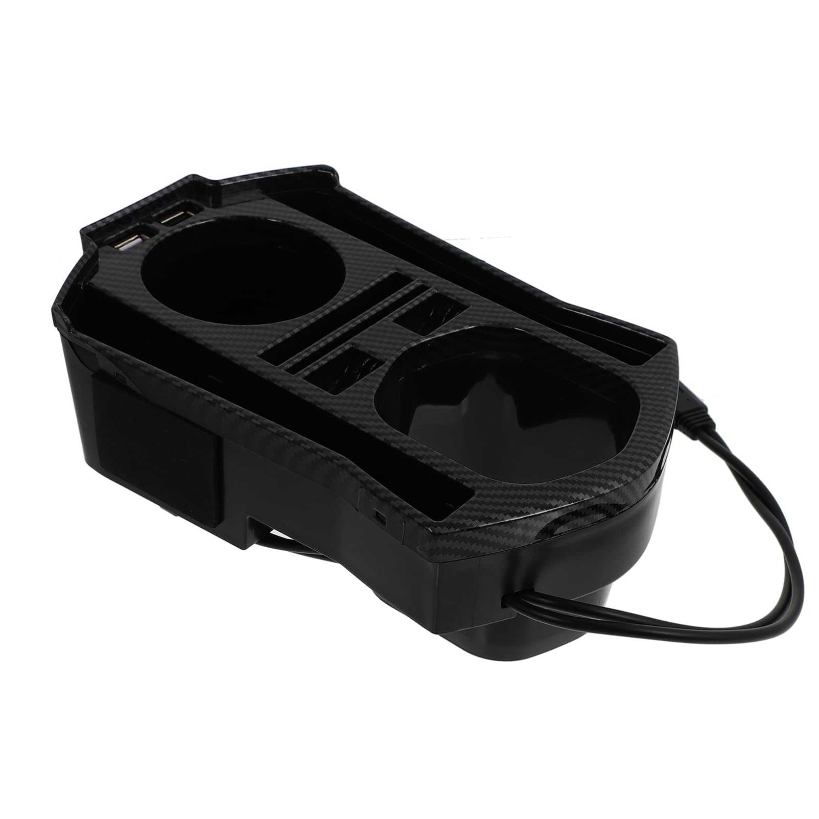 Zerodeko Doppelbecher -Aufbewahrungsbox Gestell Veranstalter Halter Mittelkonsolenorganisator Konsolenspeicher Automobil-Mittelkonsolen Auto-Armaturenbrett-Organizer Plastik Schwarz Zerodeko Doppelbecher -Aufbewahrungsbox Gestell Veranstalter Halter Mittelkonsolenorganisator Konsolenspeicher Automobil-Mittelkonsolen Auto-Armaturenbrett-Organizer Plastik Schwarz von Zerodeko