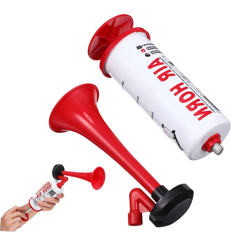 Zerodeko Drucklufthorn Lautes Lufthorn Handgehaltenes Horn Auto Drucklufthupe Lufthorngas Ereignisse Handhornhorn Air-horn-party Boot Lufthörner Für Hupe Für Sportveranstaltung Plastik von Zerodeko