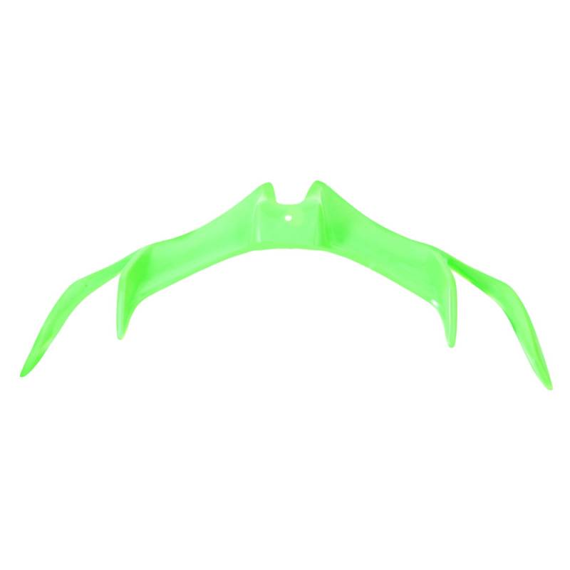 Zerodeko Flying Wing fin Frontverkleidung Racing Spoiler Wing Für Motorrad Carbon Zubehör Accessoire Motorrad Motorrad Spoiler Seitenmodifikation Motorrad Winglet Abs Grün von Zerodeko