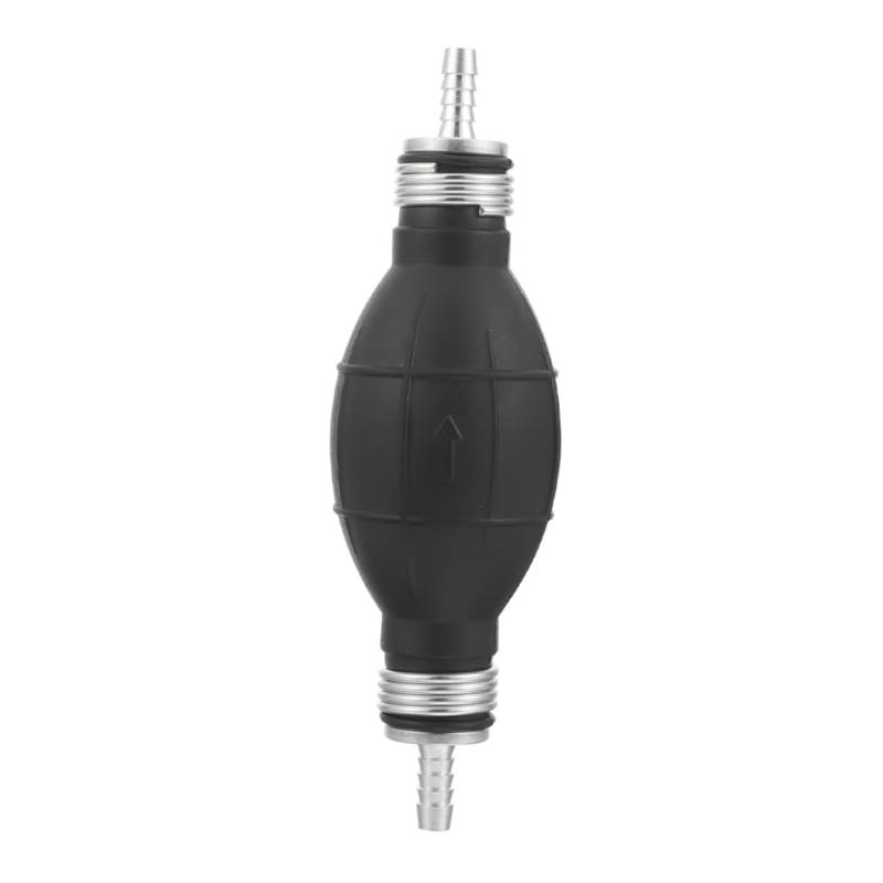 Zerodeko Handölpumpe Mit Motorsiphon Autopumpe Boote Marine Benzin Inline Well Iii Fahrzeugbetrieben Automobil Transferboot Primer Ballon Quetschballpumpe Schwarzer Edelstahl von Zerodeko