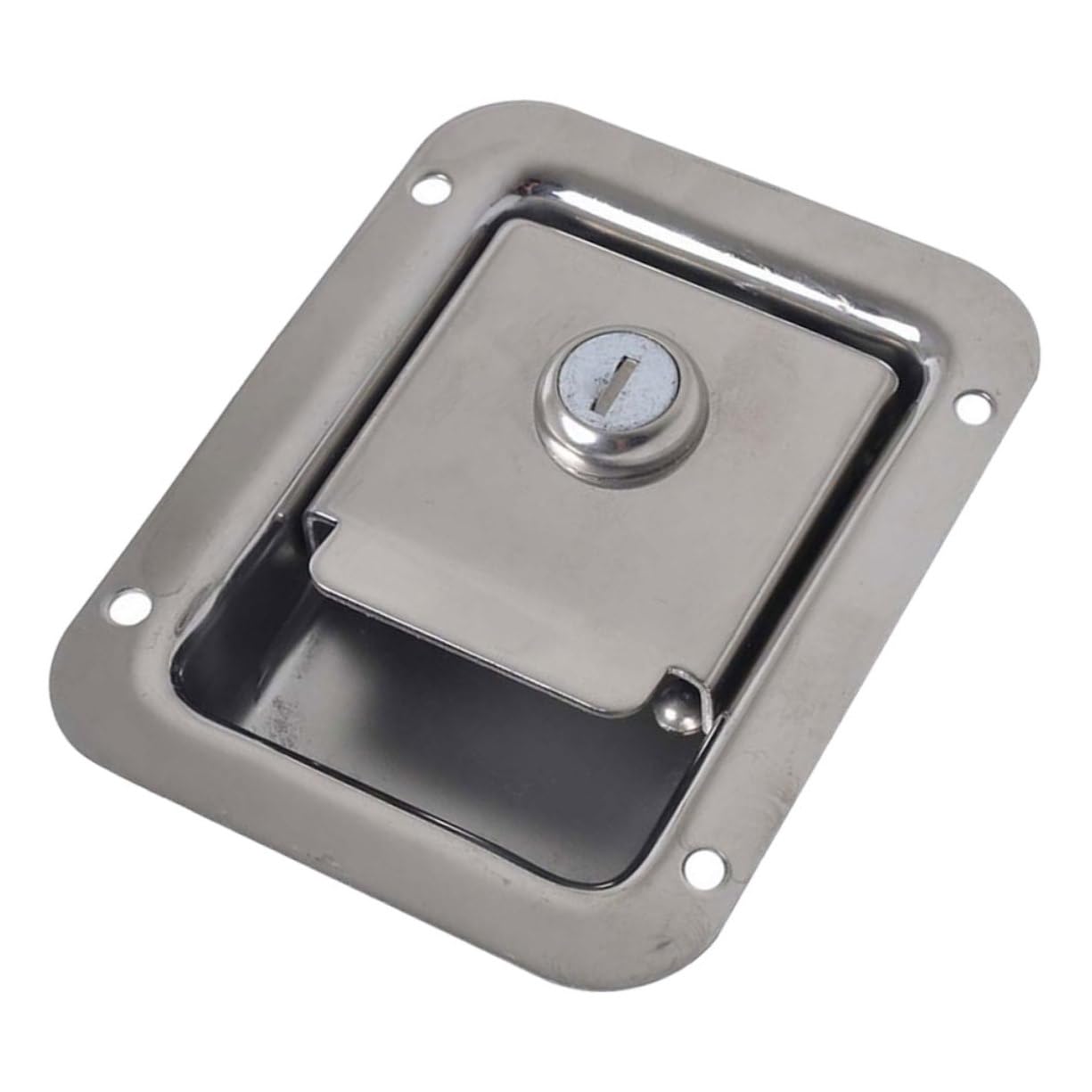 Zerodeko Kasten Werkzeug Kasten Schloss für Schlüssel Riegel sperren LKW Toolbox Latch wohnmobil türschloss tauschen Rostfreier Stahl Silver Zerodeko Kasten Werkzeug Kasten Schloss für Schlüssel Riegel sperren LKW Toolbox Latch wohnmobil türschloss tauschen Rostfreier Stahl Silver von Zerodeko