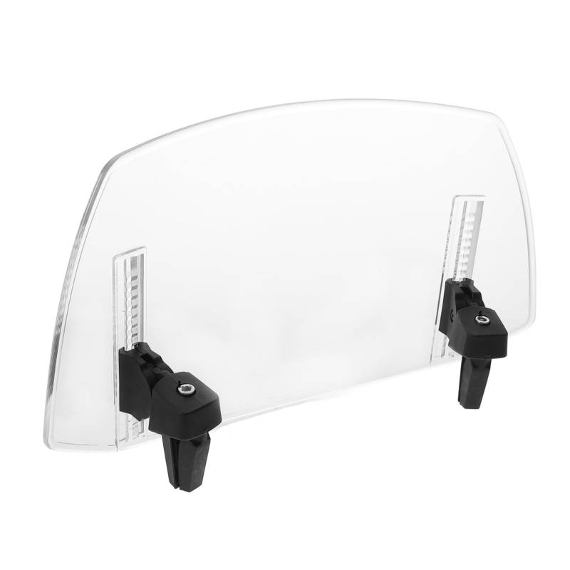 Zerodeko Kunststoff Motorrad Windschutzscheibe Motorrad Windschutzscheibenverlängerung Windschutzscheibe Windabweiser Motorrad Windschutzscheiben Windschutzscheibe Für Motorrad Motorrad von Zerodeko