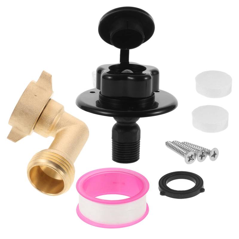 Zerodeko Lecksicherer Stecker RV-Wassereinfülleinlass Wassereinlassventil für Wohnmobile Ersatzteile und Zubehör für Wohnmobile Ersatzteile für Wohnmobile Plastik Black von Zerodeko