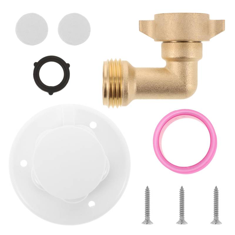 Zerodeko Lecksicherer Stecker RV-Wassereinfülleinlass Wasserteile für Wohnmobile Wassereinlassventil für Wohnmobile Wasserarmaturen für Wohnmobile Plastik Weiß von Zerodeko