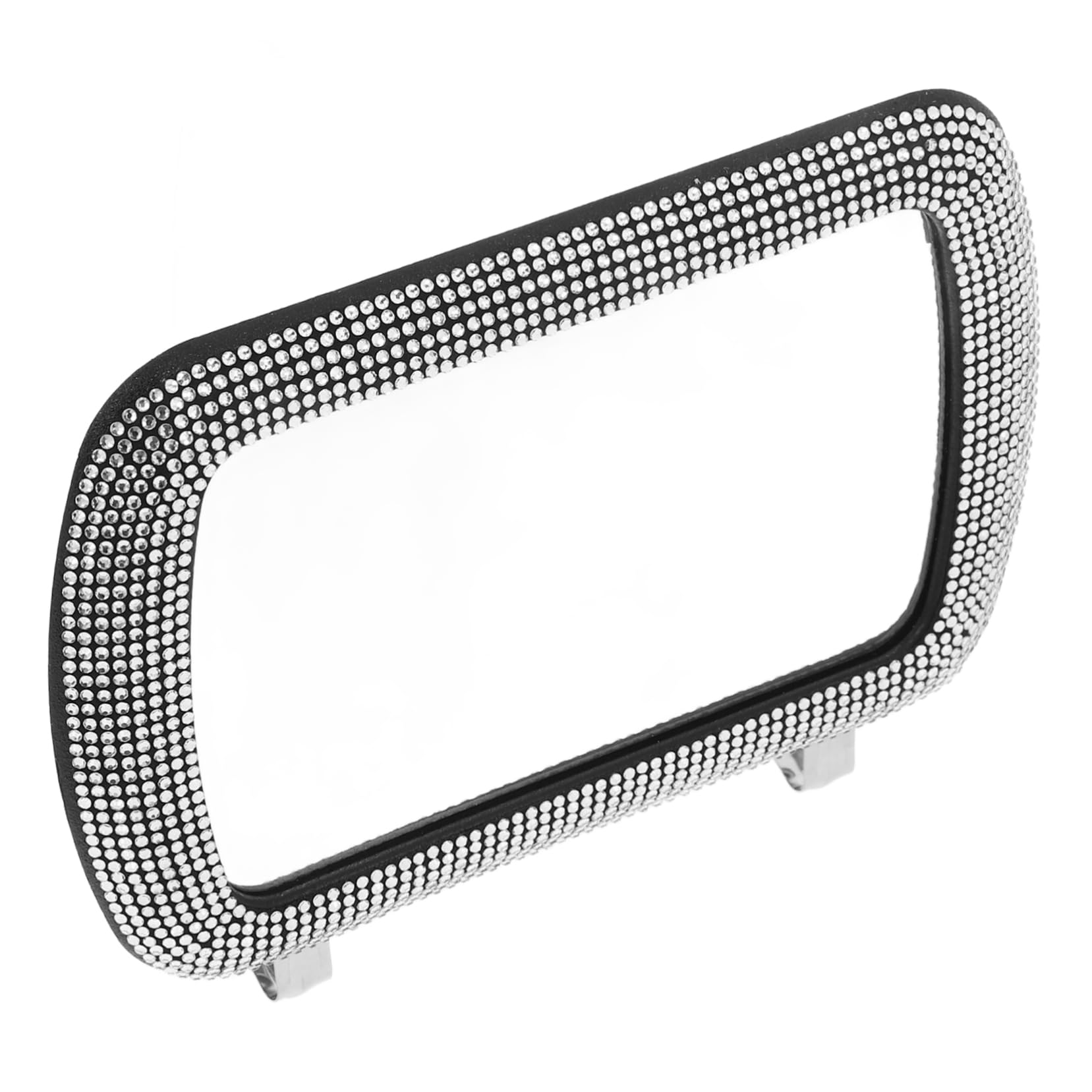 Zerodeko Make-up-Brille im Auto Passagier Abdeckung Autospiegel machen mit auto versorgung Auto-Visier-Kosmetikspiegel Spiegel der Sonnenblende Spiegel für Fahrzeug Fahrzeugspiegel Abs Weiß von Zerodeko