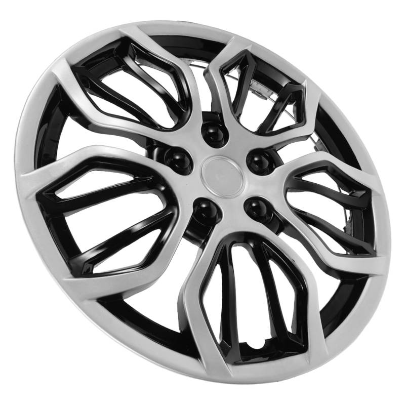 Zerodeko Radkappen Felgenabdeckung Radkappe Radkappe Radnabenabdeckung Anhängernabenabdeckung Radabdeckung Radnabenkappen Nabenkappen für Autoräder Aluminiumlegierung Silver von Zerodeko