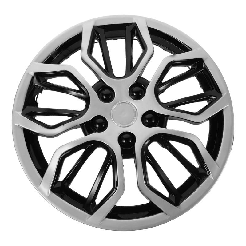 Zerodeko Radkappen Nabenkappen Radnabenabdeckung Radabdeckung Radkappe Radkappe Radmittenkappen Felgenabdeckung Anhängernabenabdeckung Aluminiumlegierung Silver von Zerodeko