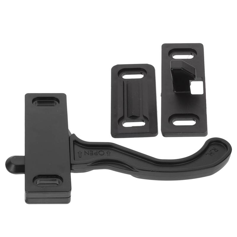Zerodeko Rv Bildschirm Schloss Tür Halter Anhänger Tür Griff Latch Bildschirm Tür Camper Tür Rv Türschloss Schwarz Kunststoff von Zerodeko