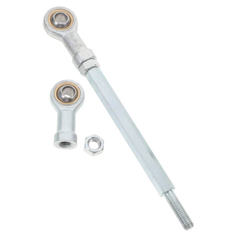 Zerodeko Spurstangensatz Endschaftwellenabdeckungen Stangen Rennlenkung Für Ersatz Vorderschlüssel Motorrad Atv Spurstangenbaugruppe Atv Zubehör Spurstange Atv Silber Chrom von Zerodeko