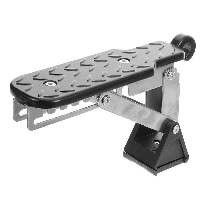 Zerodeko Türpedale Aus Aluminiumlegierung Mit Autotürstufe Autotürstufe Autodachtürstufe Lkw Anhängerstufe Lkw Stufen Reifenstufe Türstufe Für Autodachzugang Autostufe Schwarz von Zerodeko