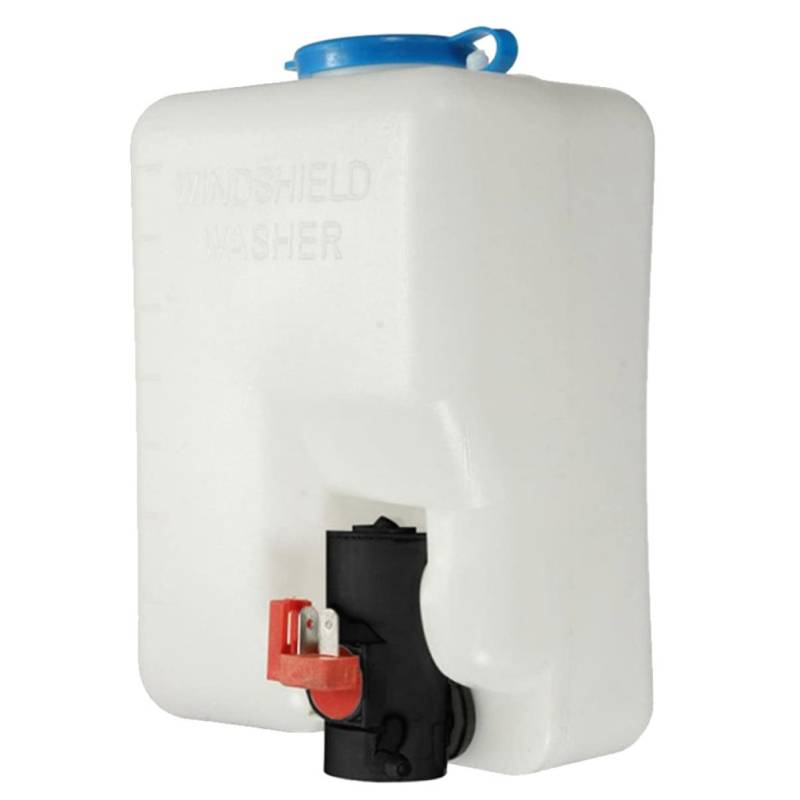Zerodeko Waschflasche Set Pumpe Windschutzscheibe Fokus Fluid Waschmaschine Auto Scheibenwaschwasserbehälter Black von Zerodeko