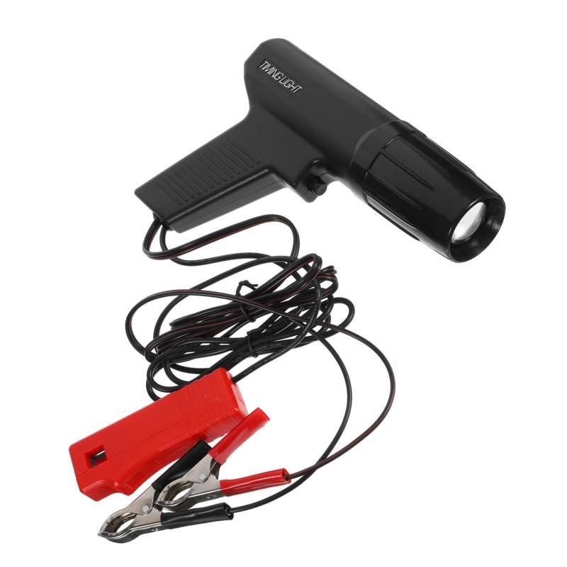Zerodeko Zündzeitungswaffe Zündung Funkentester Timing-tool Motorrad Automobil Werkzeug Kontrollleuchte Für Kfz-motoren Motor-timing-leuchte Reparatur Black Plastik von Zerodeko