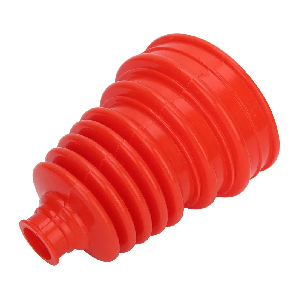 CV -Stiefelabdeckung Universal Silicon Ball Head Dust Cover Cover für Einfache Installation und Präzisionsleistung für Alle Fahrzeuge Schwarz (Rot) von Zerodis