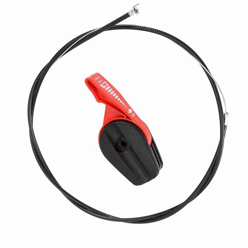 Zerodis Universal-Gaszug, 165,1 cm, für Rasenmäher, Elektro-Benzin-Rasenmäher, Rot von Zerodis