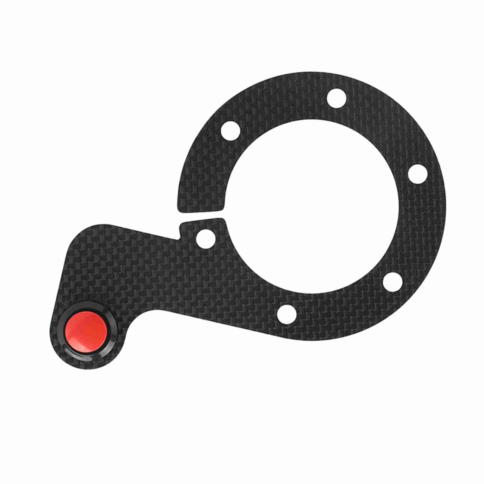 Hochwertige Kohlefaser -Externe Horn -Knopfkits für /// 6 Bolzen Lenkrad, Verbesserung des Komforts und Funktion für Rennliebhaber (ONE) von Zerodis