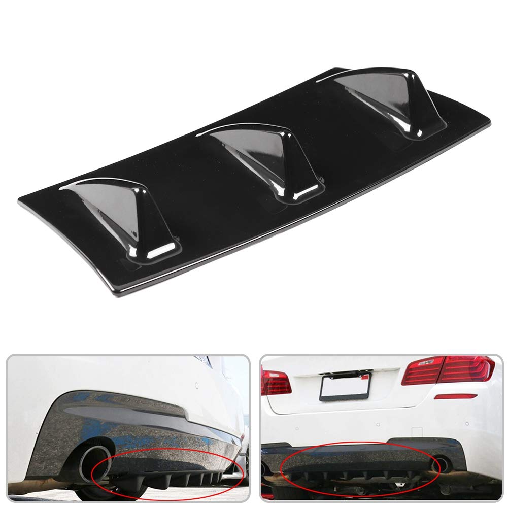 Stilvoller Haifischflosse Heck Stoßfänger Chassis Lippendiffusor mit Doppelseitiger Klebeband für eine Sichere Installation, die für Autodifikationsbegeisterte Geeignet Ist (Kleine Größe (29,9 x 15 Stilvoller Haifischflosse Heck Stoßfänger Chassis Lippendiffusor mit Doppelseitiger Klebeband für eine Sichere Installation, die für Autodifikationsbegeisterte Geeignet Ist (Kleine Größe (29,9 x 15 von Zerodis
