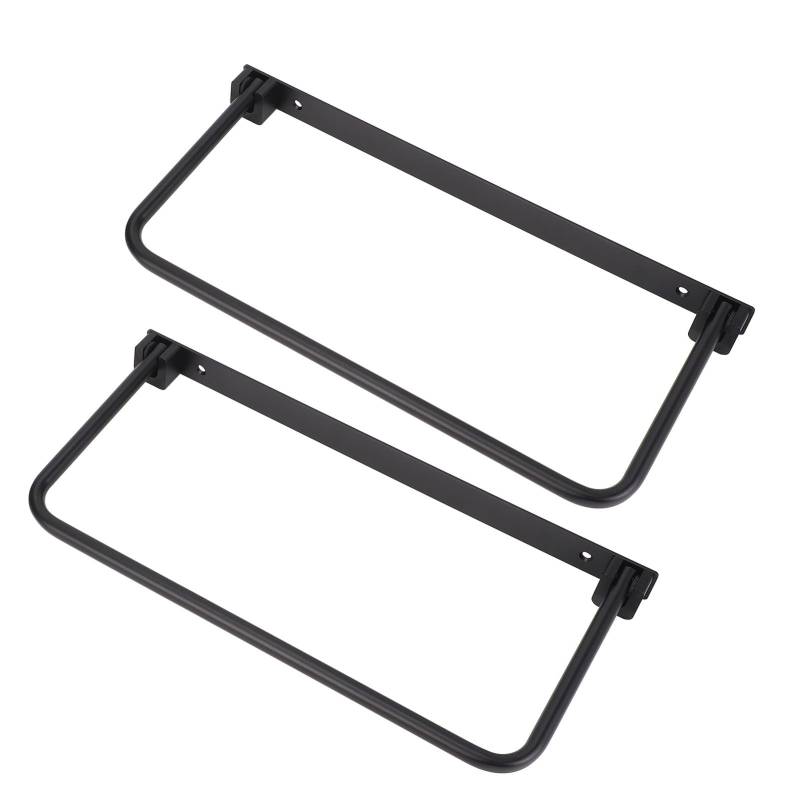 Wandschuh -Lagerregal, Faltbarer RV -Schuhregal, Wandmontierte Schuhorganisator Regal RV, Reiseschuhhalter, Multifunktional, Universelle Kompatibilität, Langlebiges Aluminiumlegierungsmaterial (BLACK) von Zerodis