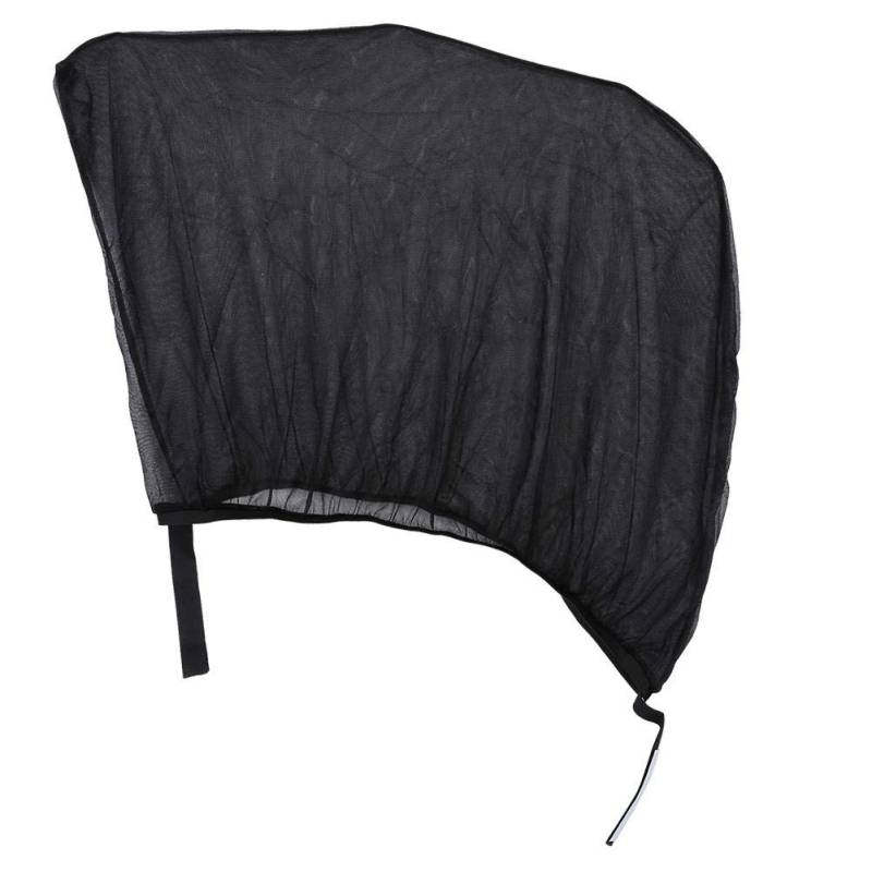 2 Stücke Auto Sonnenschutz Seite Mesh Fenster Vorhang Polyester Mesh Stoff Sonnenschutz Visier Universal Auto Vorhänge Fit für Autos LKW und SUVs von Zerodis