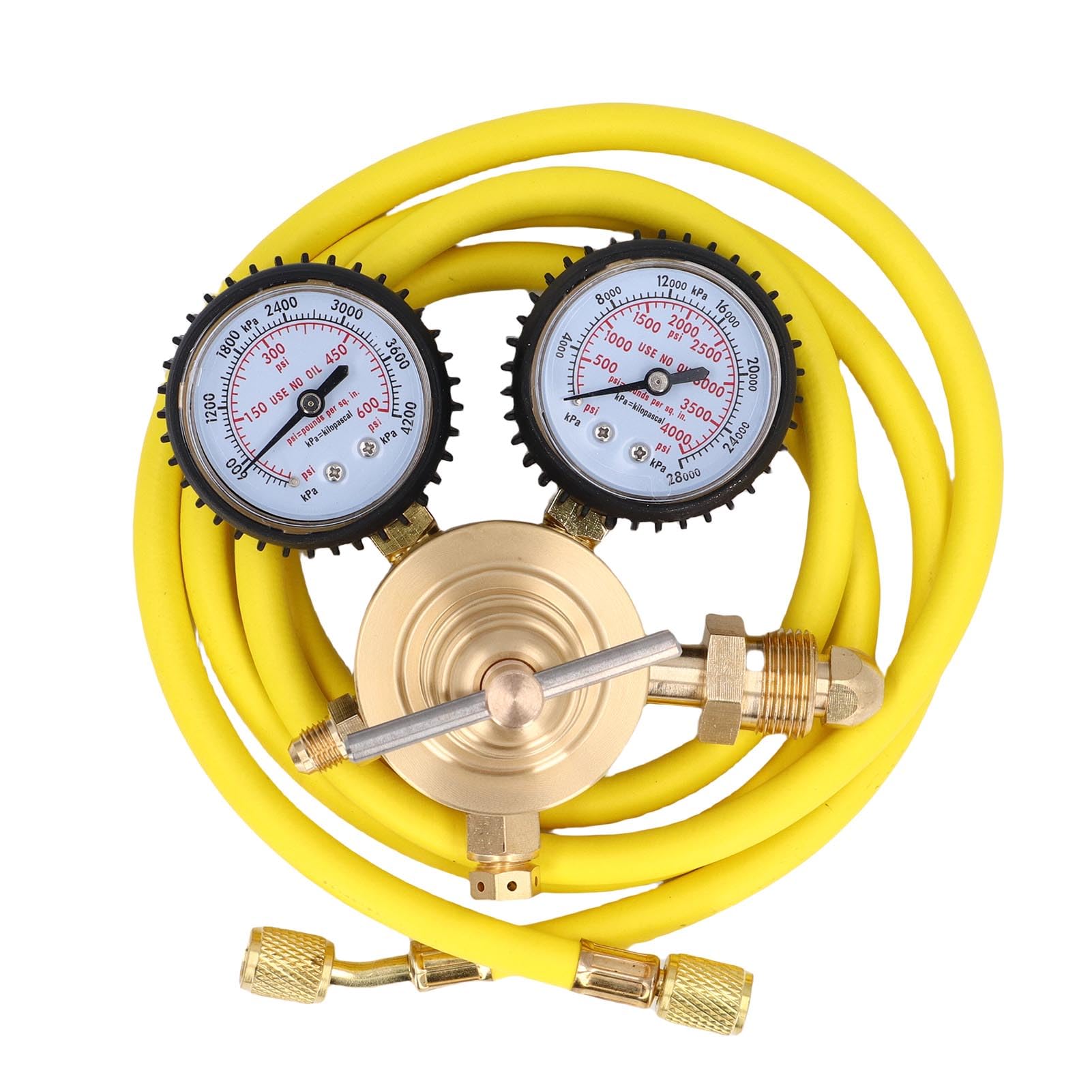 Zerodis Stickstoffregulator, CGA580-Einlassgas-Gas-Messing-Druck 0-600 Psi Schweißbier Fass Draft Industrial Pneumatic Tool 1/4 Zoll Mann mit 60-Zoll-Schlauch 600 Getränkeabgabe Zerodis Stickstoffregulator, CGA580-Einlassgas-Gas-Messing-Druck 0-600 Psi Schweißbier Fass Draft Industrial Pneumatic Tool 1/4 Zoll Mann mit 60-Zoll-Schlauch 600 Getränkeabgabe von Zerodis