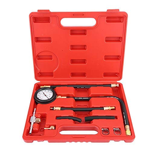 Benzin-Kraftstoffpumpe Werkzeug, Benzin Kraftstoff Manometer Tester Einspritzpumpe Diagnosewerkzeug mit Blasgeformtes Geh?use von Zerone