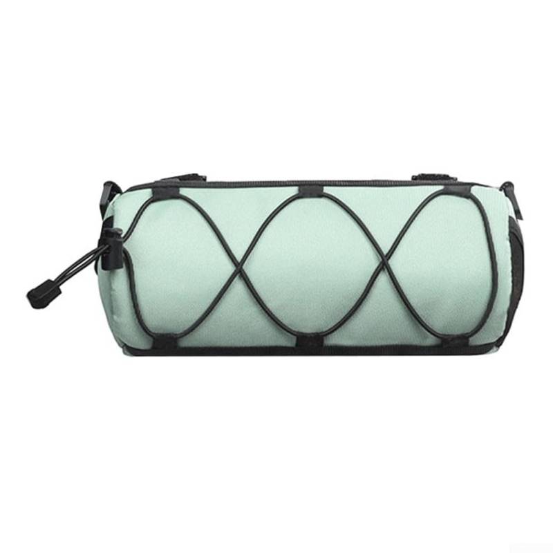 Zeroupshop Praktische Lenkertasche für Fahrräder mit Schultergurt, wasserdichtes Design für Outdoor-Abenteuer (grün) von Zeroupshop