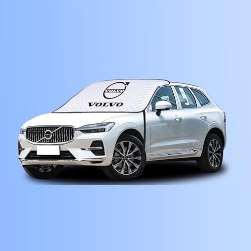 Auto Frontscheibenabdeckung für Volvo S90 S90L S80 S60 S40,Winterschutz,Staubdicht,Kratzfest,UV-Schutz.,normal-C von ZhMG63